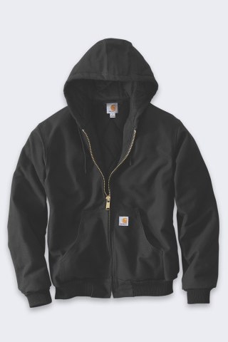 Kurtka męska zimowa Carhartt J140 Firm Duck Active Jacket Czarna Rozmiar M