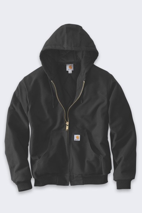 Kurtka męska zimowa Carhartt J140 Firm Duck Active Jacket Czarna Rozmiar S