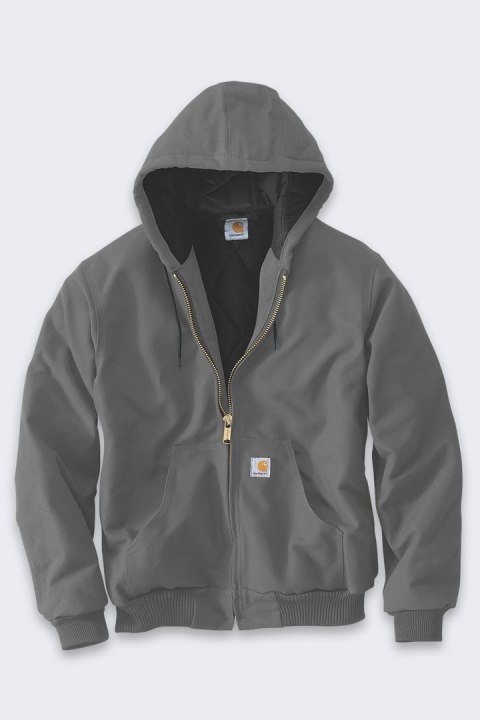 Kurtka męska zimowa Carhartt J140 Firm Duck Active Jacket Czarna Rozmiar XL
