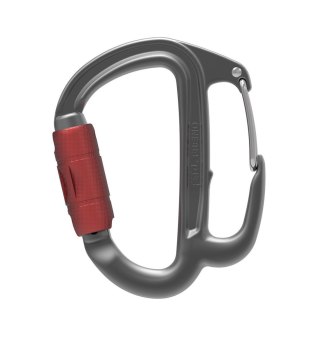 Karabinek zakręcany Petzl Sm'D Screw-Lock Szary