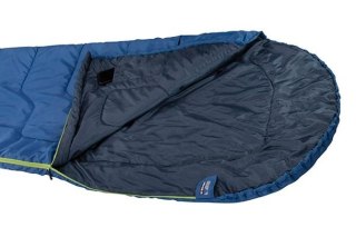 Śpiwór High Peak Easy Travel Niebiesko-Granatowy Lewy 220 x 80 x 50 cm turystyczny mumia