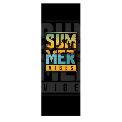 Leżak ogrodowy GreenBlue bukowy składany z nadrukiem Summer Vibes GB183