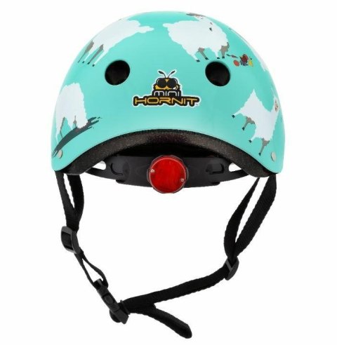 Kask dziecięcy Hornit Llama S 48-53 cm z lampką LED