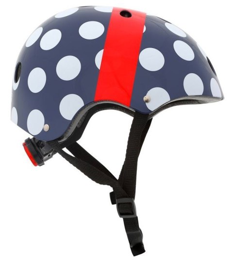 Kask dziecięcy Hornit Polka Dot M 53-58 cm niebieski