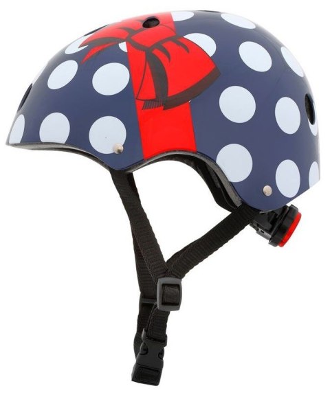 Kask dziecięcy Hornit Polka Dot M 53-58 cm niebieski