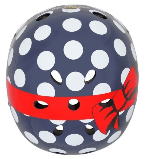 Kask dziecięcy Hornit Polka Dot M 53-58 cm niebieski