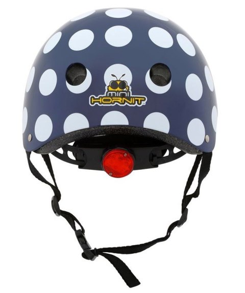 Kask dziecięcy Hornit Polka Dot M 53-58 cm niebieski