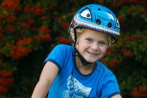 Kask dziecięcy Hornit Shark M 53-58 cm niebieski