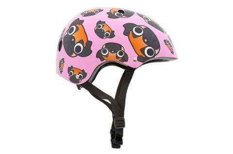 Kask dziecięcy Hornit Pug M 53-58 cm różowo-czarny