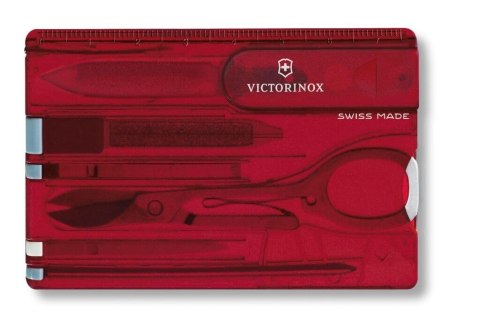 Multitool Victorinox SwissCard Classic 10 funkcji czerwony