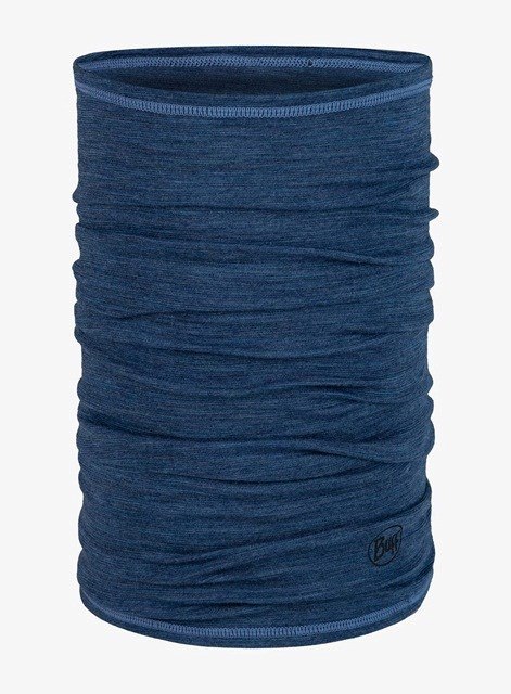 Komin BUFF Merino Lightweight 125 g/m² niebieski