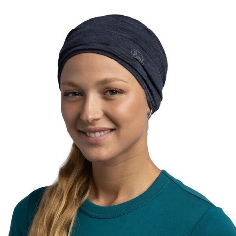 Komin BUFF Merino Lightweight 125 g/m² niebieski