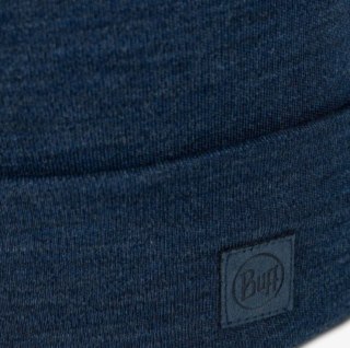Czapka BUFF Merino Heavyweight 500 g/m² granatowa