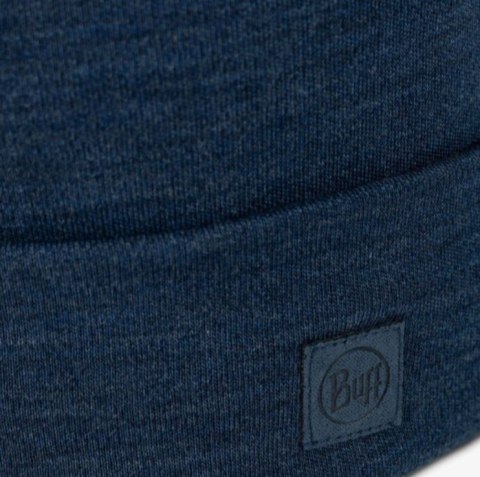 Czapka BUFF Merino Heavyweight 500 g/m² granatowa