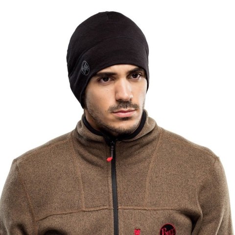 Czapka BUFF Merino Lightweight 125 g/m² czarna