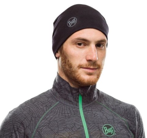 Czapka BUFF Merino Midweight 250 g/m² czarna
