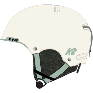 Kask narciarski damski K2 Meridian 51-55 cm biały
