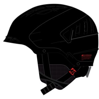 Kask narciarski snowboardowy męski K2 Diversion 51-55 cm czarny
