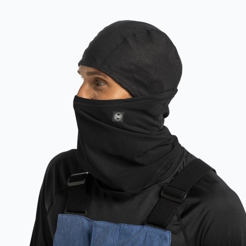 Kominiarka BUFF Tech Fleece Hinged ciepła czarna unisex