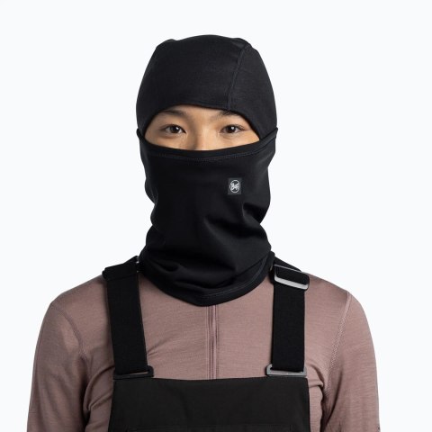 Kominiarka BUFF Tech Fleece Hinged ciepła czarna unisex