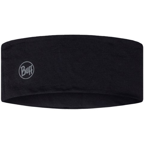 Opaska sportowa BUFF Merino - SOLID BLACK