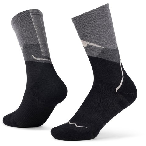 Skarpety merino BUFF Lightweight - GRAPHITE 36-38