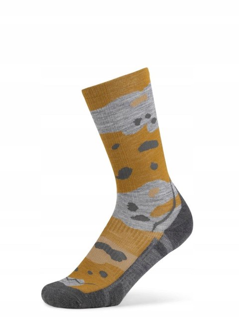 Skarpety BUFF Merino Lightweight Crew trekkingowe L 42-44 khaki