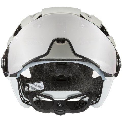 Kask rowerowy szosowy Uvex Finale Visor 52-57 cm biały/piaskowy