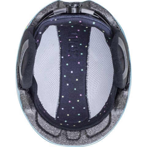 Kask narciarski dziecięcy Uvex Heyya 46-50 cm niebieski