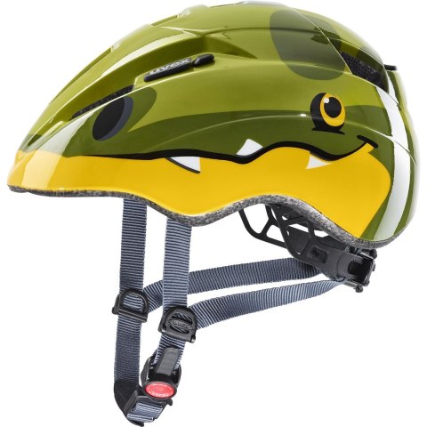Kask rowerowy dziecięcy Uvex Kid 2 46-52 cm zielony/żółty