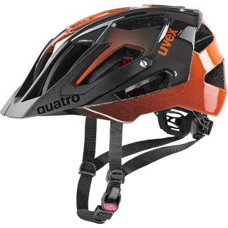 Kask rowerowy MTB Uvex Quatro 52-57 cm pomarańczowy/tytanowy