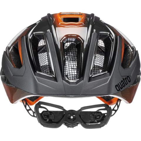 Kask rowerowy MTB Uvex Quatro 52-57 cm pomarańczowy/tytanowy