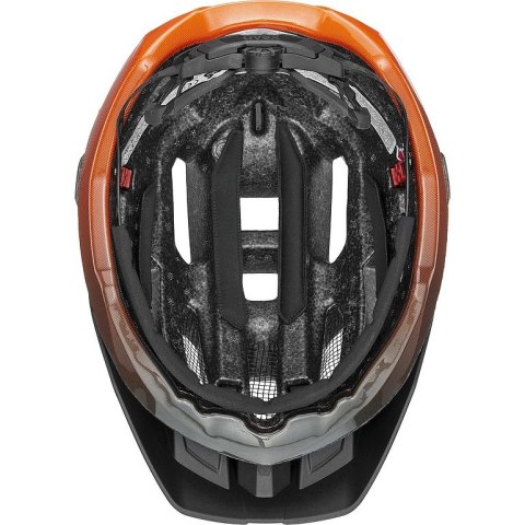 Kask rowerowy MTB Uvex Quatro 52-57 cm pomarańczowy/tytanowy