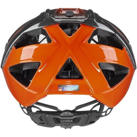 Kask rowerowy MTB Uvex Quatro 52-57 cm pomarańczowy/tytanowy