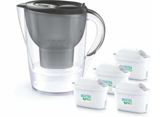 Dzbanek filtrujący Brita Marella+4 wkłady MaxtraPro PP (2,4l; grafitowy)