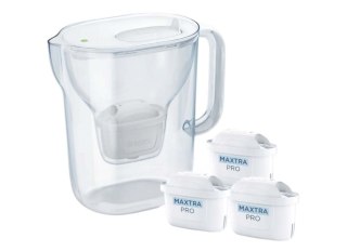 Dzbanek filtrujący Brita Style Essential+3 wkłady MaxtraPro PP (biały)