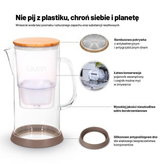 Dzbanek filtrujący Lauben Glass Water Filter Jug 32GW