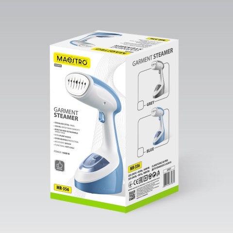 Parownica do ubrań 1600W Maestro MR-356-BLUE