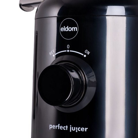 ELDOM WYCISKARKA WOLNOOBROTOWA PJ350 250 W CZARNA DWA FILTRY NOWEJ GENERACJI HEAVY PRESS
