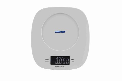 Waga kuchenna z misą 5kg ZKS1451 Zelmer ivory