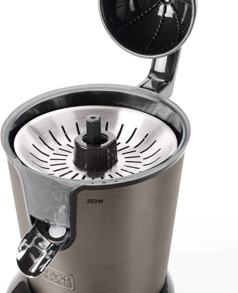 Wyciskarka do cytrusów Black+Decker BXCJ350E 350W | 0,65l | 2 nasadki | blokada kapania