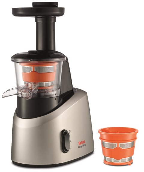 Wyciskarka wolnoobrotowa Tefal ZC255B (200W; kolor srebrny)