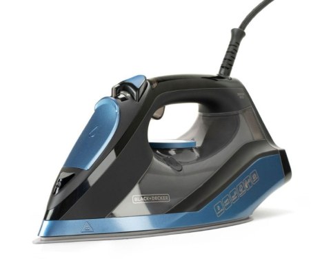 Żelazko parowe Black+Decker BXIR2801E 2800W | uderzenie pary 180 g/min | dług.przewodu 1,96m