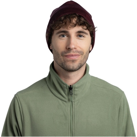 Czapka BUFF MERINO HEAVYWEIGHT BEANIE GARNET