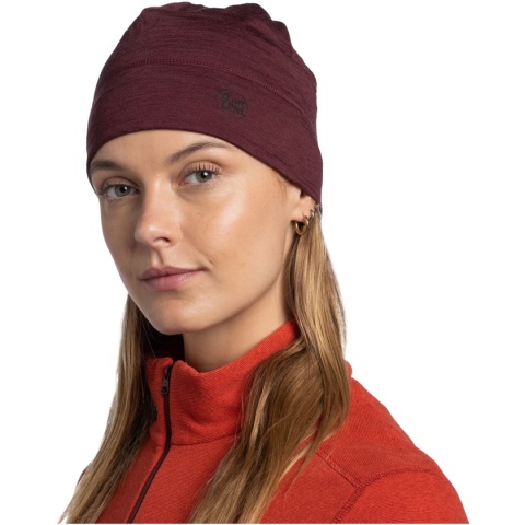 Czapka MERINO LIGHTWEIGHT BEANIE GARNET