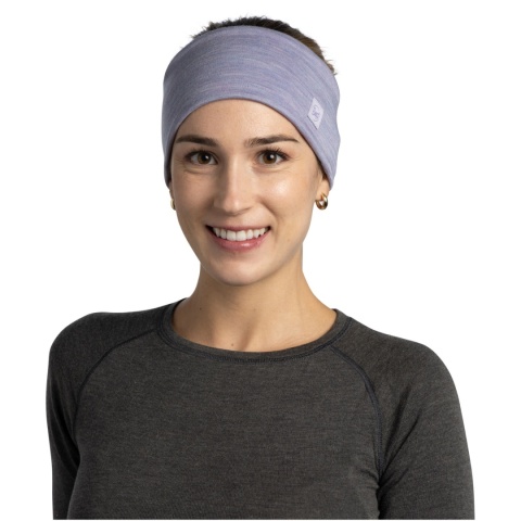 Opaska BUFF MERINO WIDE HEADBAND IRIS