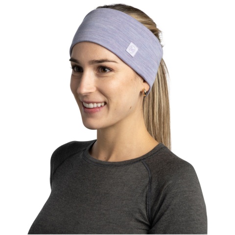 Opaska BUFF MERINO WIDE HEADBAND IRIS