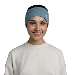 Opaska termoaktywna BUFF MERINO WIDE HEADBAND SOLID POOL