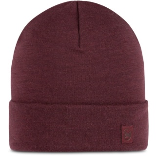 Zestaw dwukolorowy Czapka BUFF MERINO HEAVYWEIGHT BEANIE + Komin na szyję BUFF KNITTED w kolorach GARNET/NECKWARMER