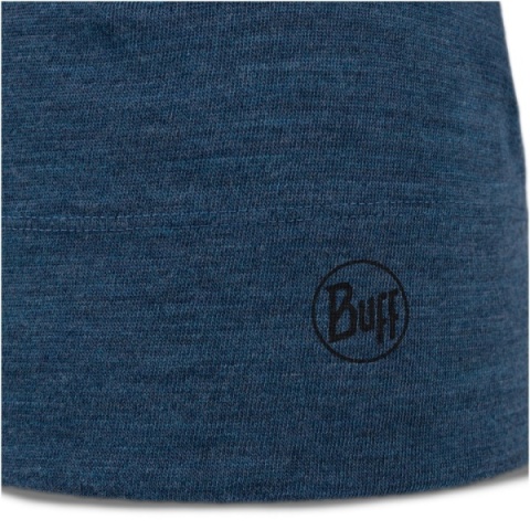 Zestaw dwukolorowy Czapka BUFF MERINO HEAVYWEIGHT + Komin BUFF MERINO HEAVYWEIGHT GARNET/POOL